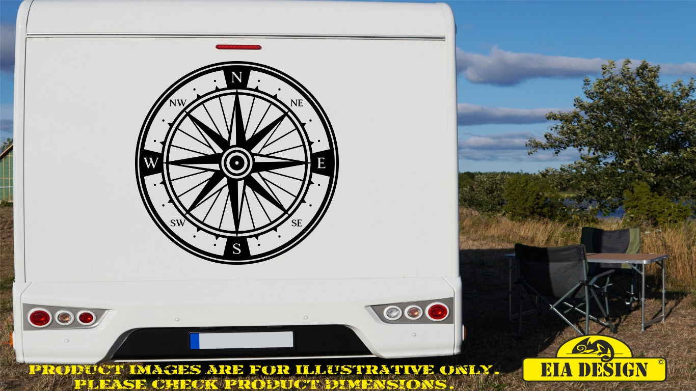 COMPASS 79 vinyl DECAL sticker for car van camper van 540mm x 540mm